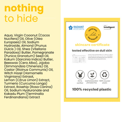 Clinically tested safe & effective for kids care. With list of all ingredients printed on products.