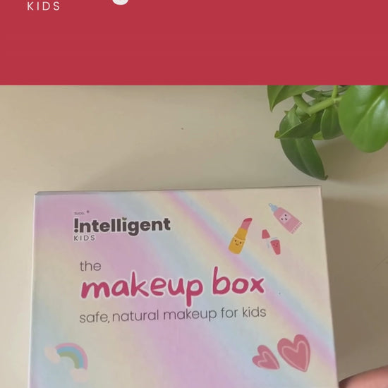 Worried about letting your child use makeup with harmful chemicals? Meet the Tuco Kids Glam Makeup Box, crafted for kids aged 3+. Includes Beetroot & Cocoa Triple Tint for lips, cheeks, and eyes, Kiddy Kohl for non-toxic eye care, and Peel-Off Nail Paint for chemical-free fun. Free from toxins, parabens, and harsh chemicals, it’s safe, gentle, and perfect for dress-up time!
