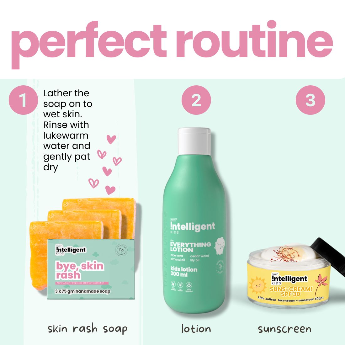 Use the natural soap on wet skin, wash with lukewarm water.