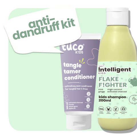 Anti-dandruff kit for kids: complete haircare