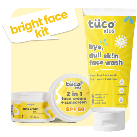 Bye, Dull Face Kit Facewash + Sunscreen SPF50