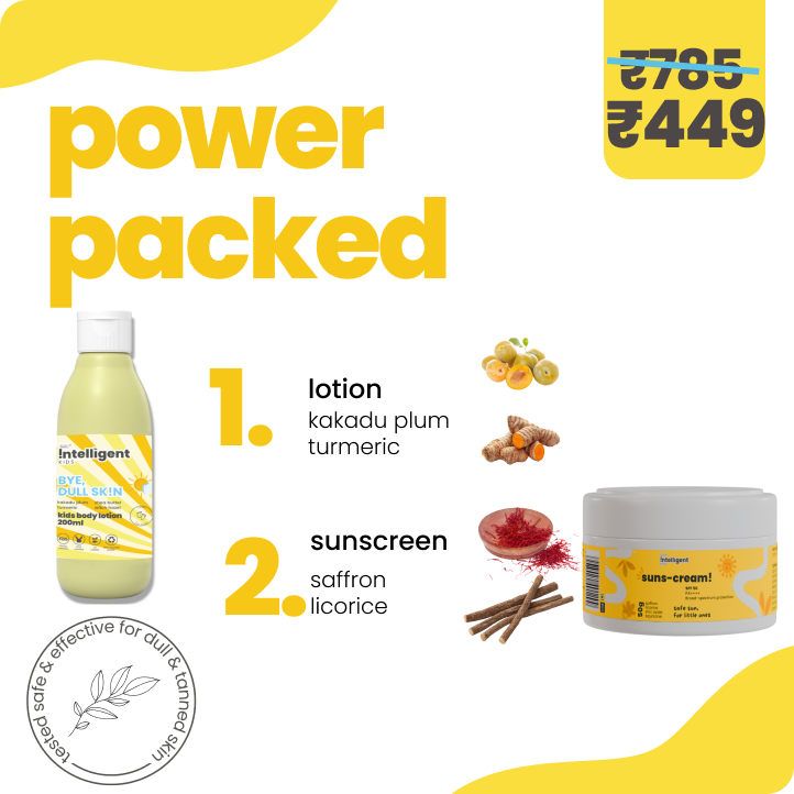 Includes Kakadu Plum Lotion to hydrate and smooth skin, and SPF 50 Saffron Face Cream to protect and brighten.