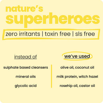 Free from SLS, Parabens, and Phthalates, this PETA Certified cruelty-free cleanser keeps skin soft, clear, and hydrated in eco-friendly packaging!