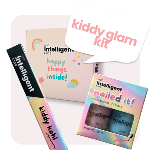 nontoxic makeup kit for kids- Nail Paint + Kajal