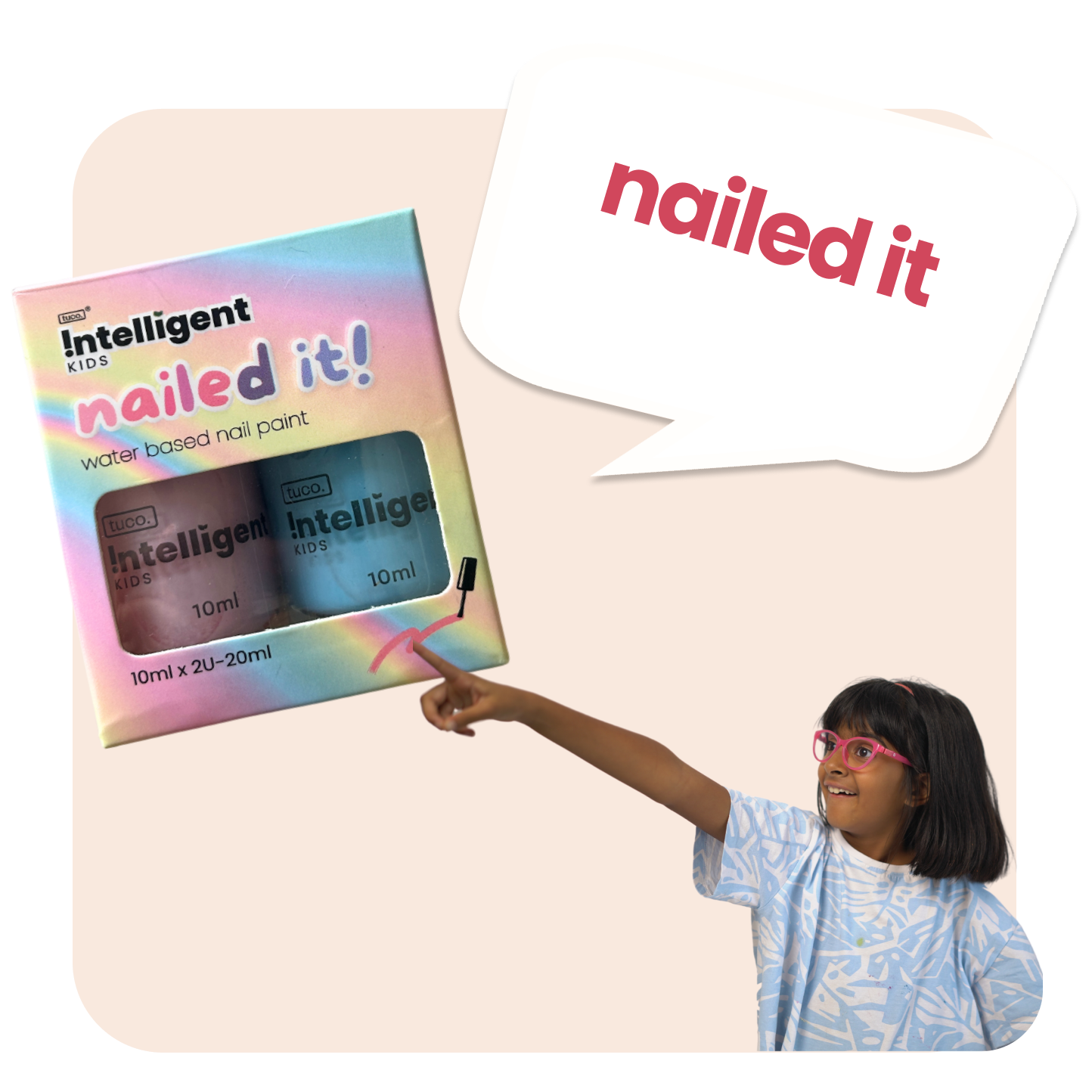 Nailed It – the fun, safe, and all-natural nail paint made just for kids!