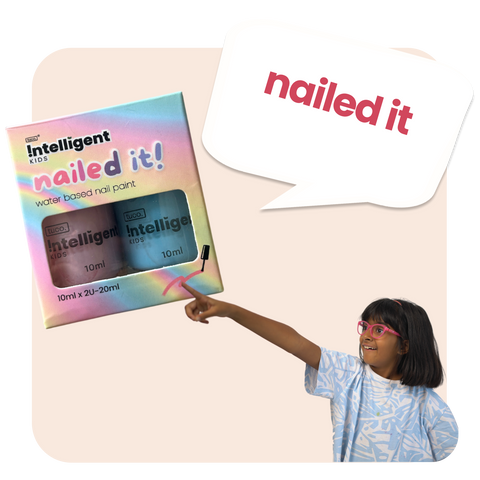 Water based nail paint for kids (pack of 2)