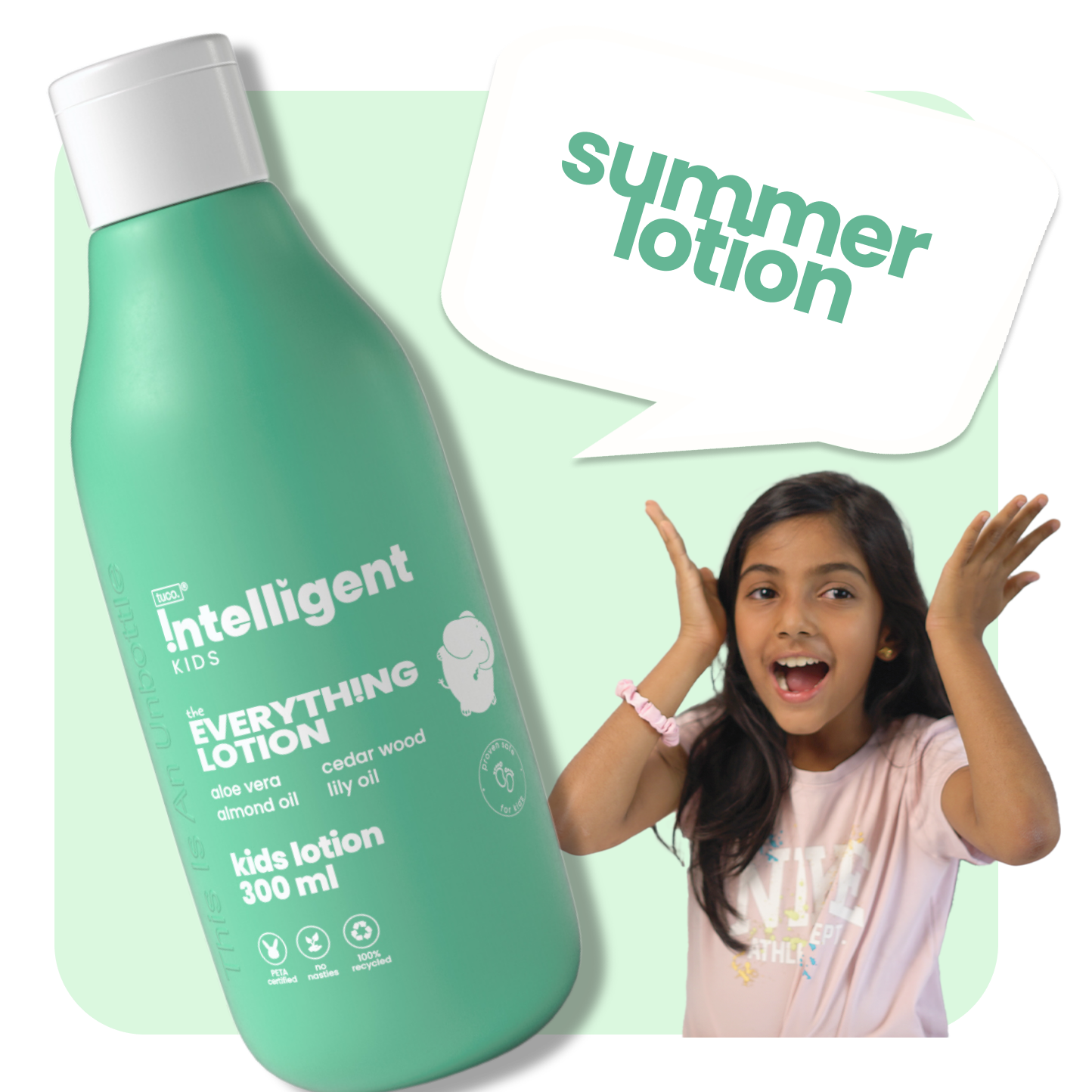 Keep your child’s skin soft and protected with the TuCo Kids Winter Lotion specially crafted for kids aged 3-15. Enriched with Almond Oil and Rosemary Oil it deeply hydrates dry and itchy skin, while Kokum works to detan and reduce inflammation. Plus, it’s eco-friendly, cruelty-free, and free from SLS, Parabens, and Phthalates—safe for kids and the planet!
