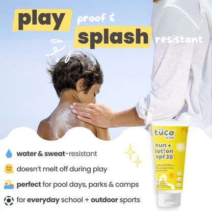 Ideal as a daily essential or a reliable swimming sunscreen for kids, it's gentle enough for full body use and specially crafted for sensitive skin.