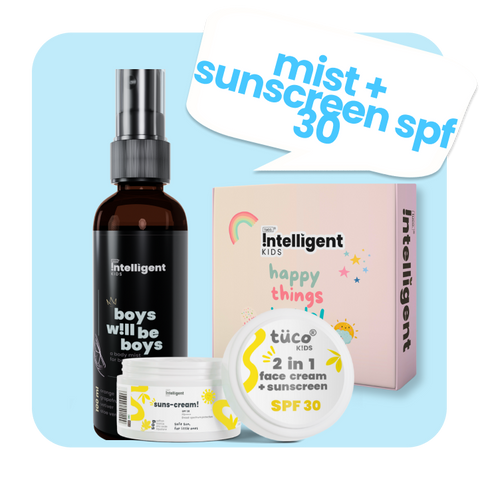 Vacation Ready Boys Gift Pack: Sunscreen (SPF 30) + Mist (100ml)